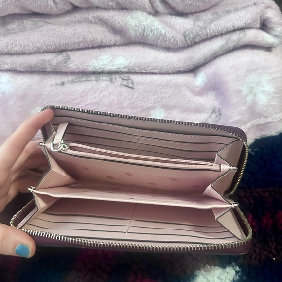 Kate Spade Staci Colorblock Large Continental Wallet ROSE SMOKE MULTI - Picture 3 of 3